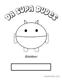 Coloring Page – Globber