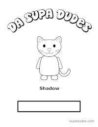 Coloring Page – Shadow