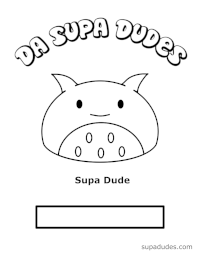 Coloring Page – Supa Dude